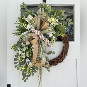 Large Everyday Wisteria Wreath